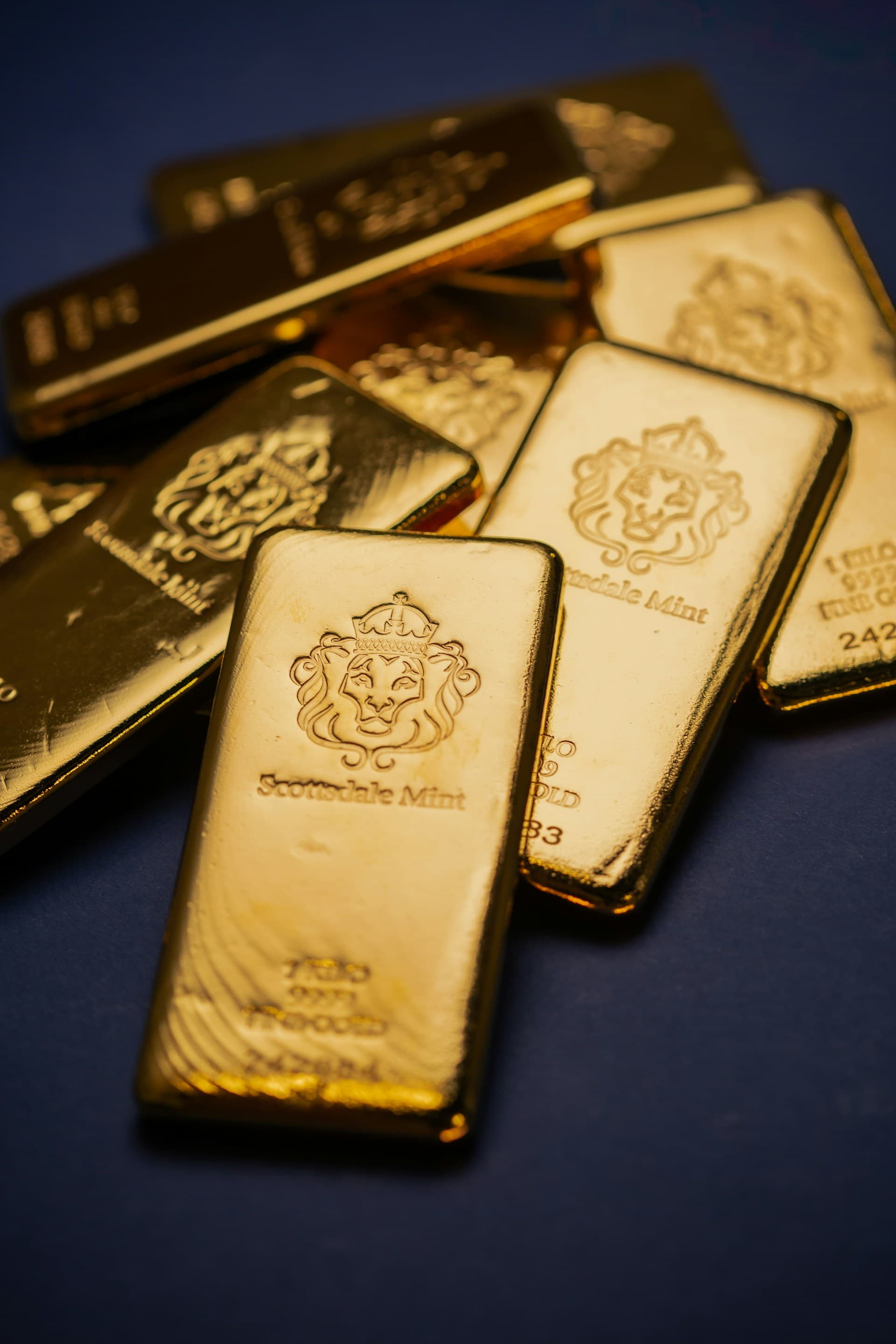 Gold bullion bars
