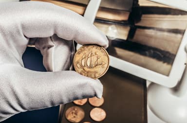 Coins close-up
